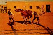 Frederick Remington His First Lesson china oil painting reproduction